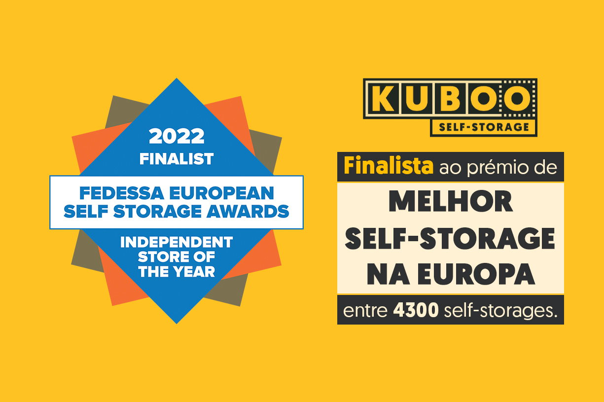 KUBOO finalista em 2022 para o premio de Melhor Self-Storage na Europa