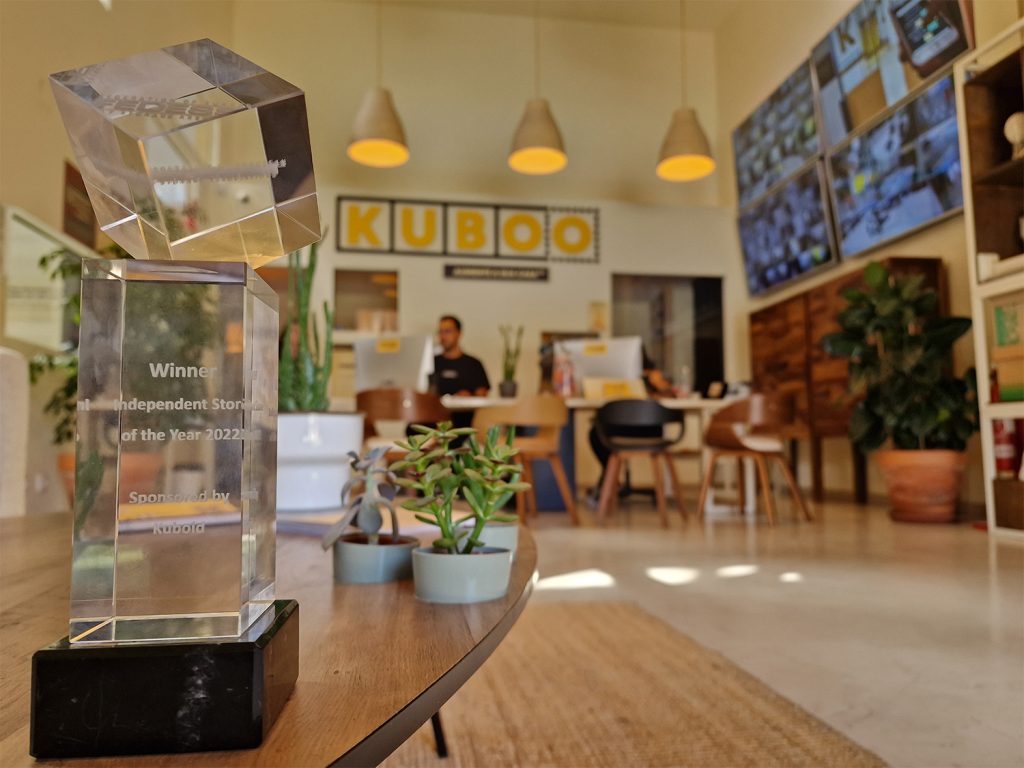 prémio de melhor self storage 2022 ganho pela kuboo