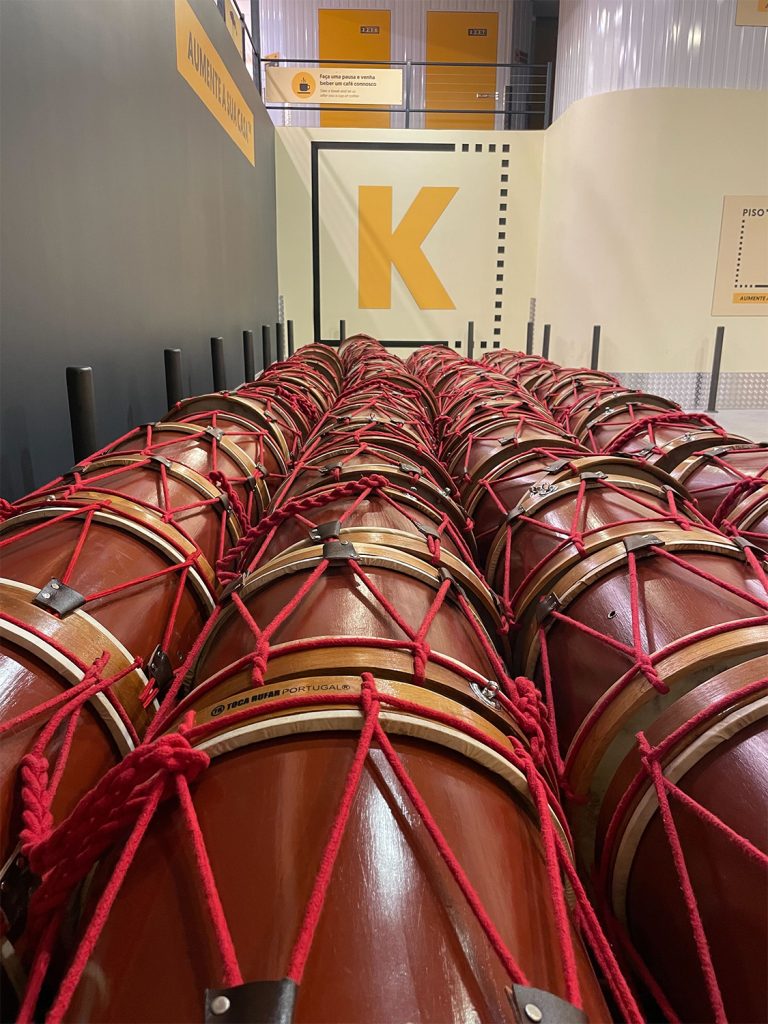 Bombos na Loading Bay da KUBOO Seixal