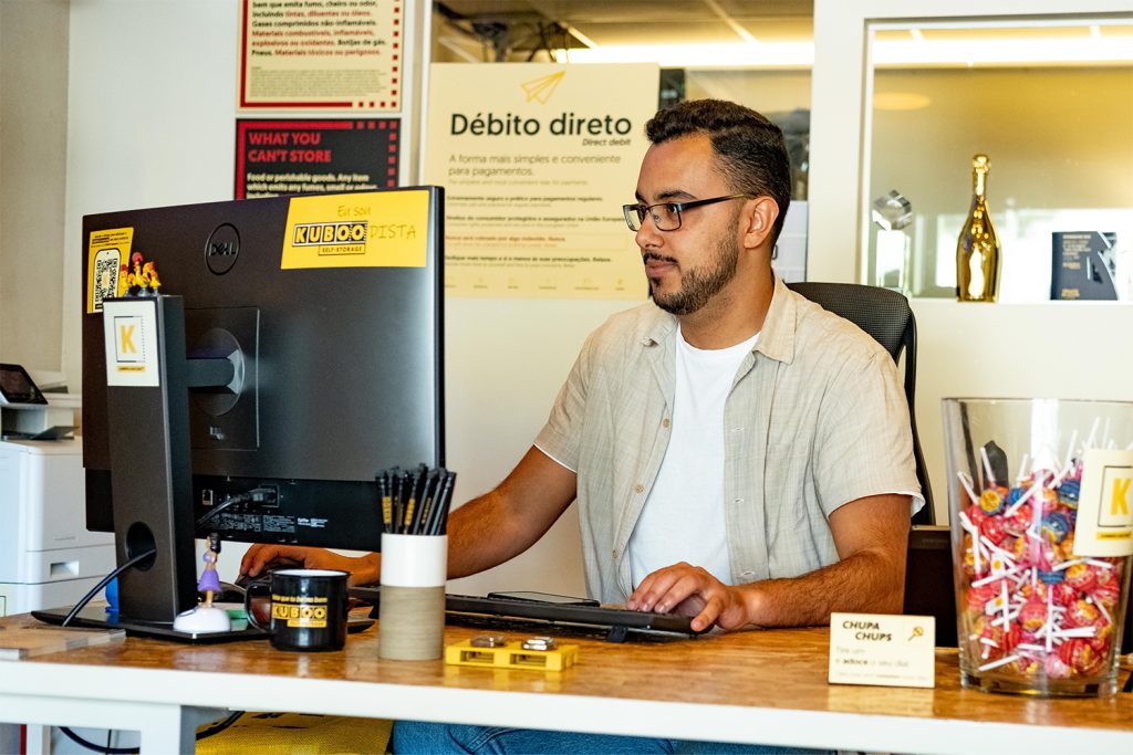 kuboodista na receção da kuboo carnaxide